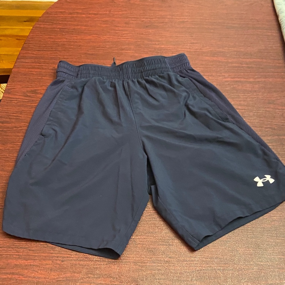 Under Armour Men's Dark Blue Athletic Shorts